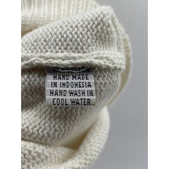 PAMPELONE Women's White Solid Knit V-Neck Sleeveless Sweater Vest SZ M/L - Picture 8 of 9